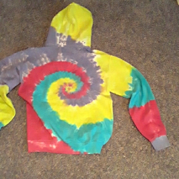 Tye dye unisex Artist Union Hoody NWOT Adult Small - Picture 2 of 2